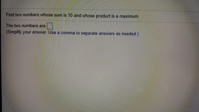 the greater of two numbers whose product is 900