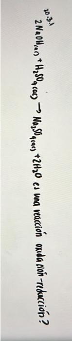 \( 2 \mathrm{NaOH}_{(\mathrm{an})}+\mathrm{H}_{2} \mathrm{SO}_{\mathrm{q}(\mathrm{CC})} \rightarrow \mathrm{Na}_{2} \mathrm{O