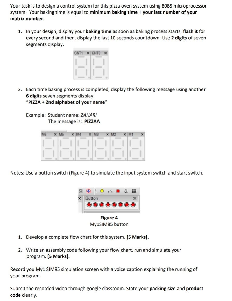 Figure 1 is a commercial pizza oven. The oven bakes | Chegg.com