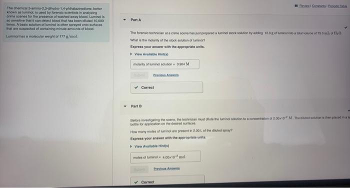 Solved just part C please! i included the answers to parts a | Chegg.com