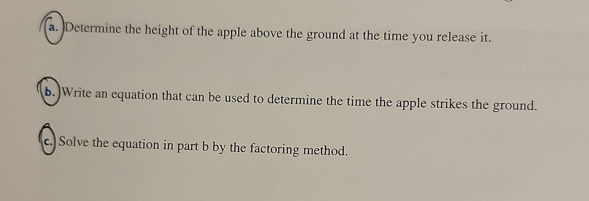 Solved You are on the roof of your apartment building with a