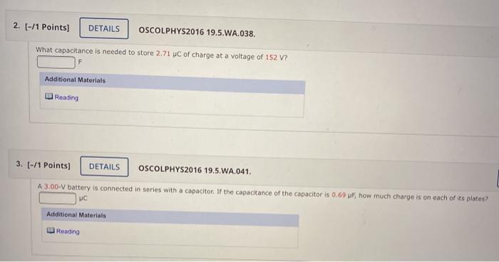 Solved 2 1 Points Details Oscolphys2016 19 5 Wa 038