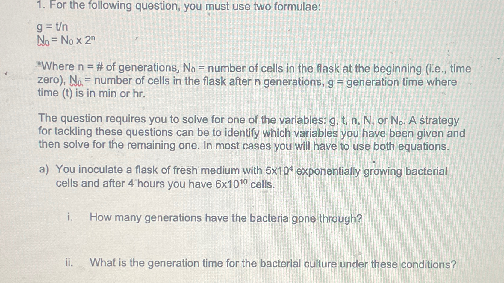 Solved For the following question, you must use two | Chegg.com