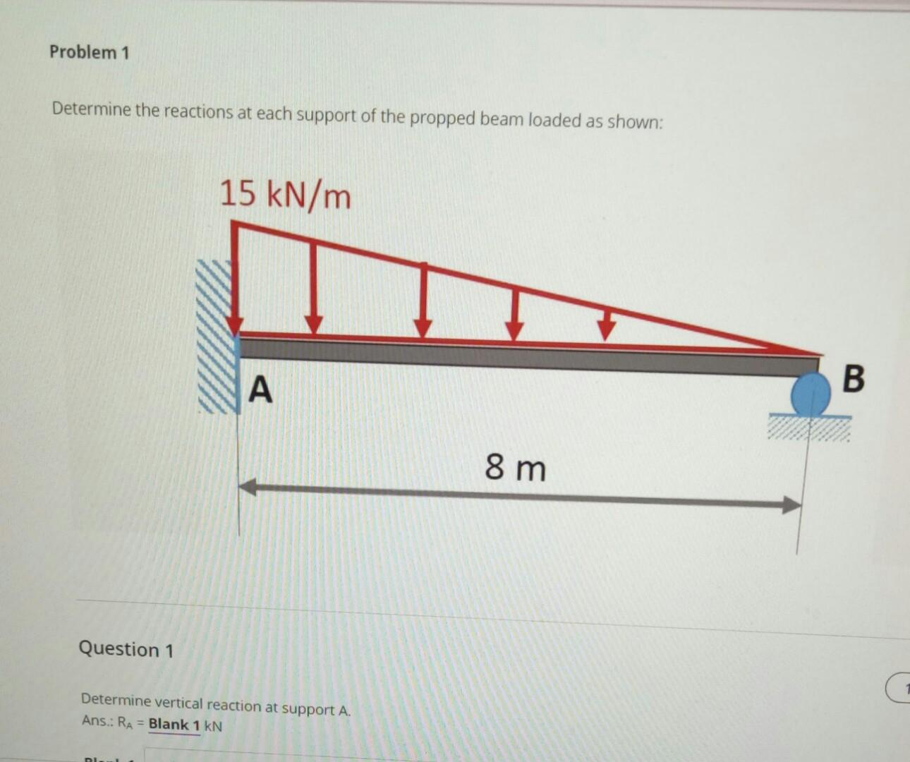 Solved Determine the reactions at each support of the | Chegg.com