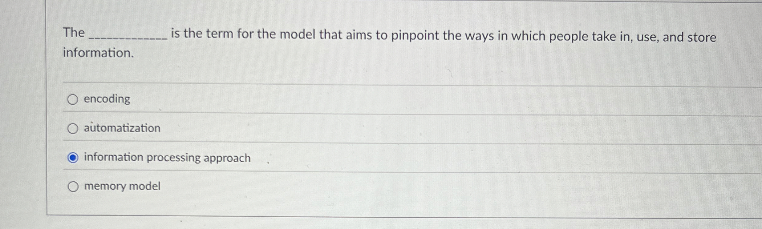 Solved Theis the term for the model that aims to pinpoint | Chegg.com