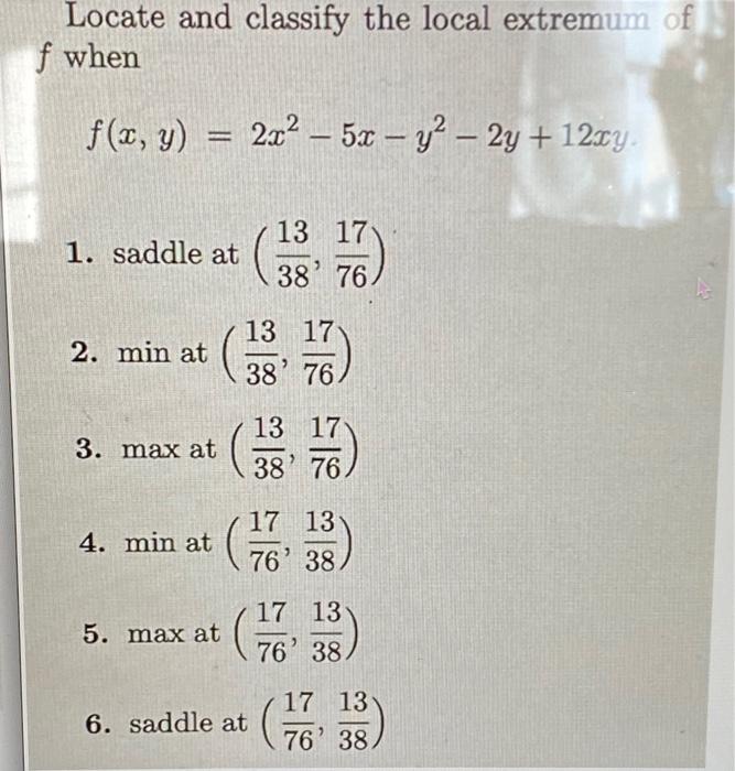 Solved The Contour Map Given Below For A Function F Shows | Chegg.com