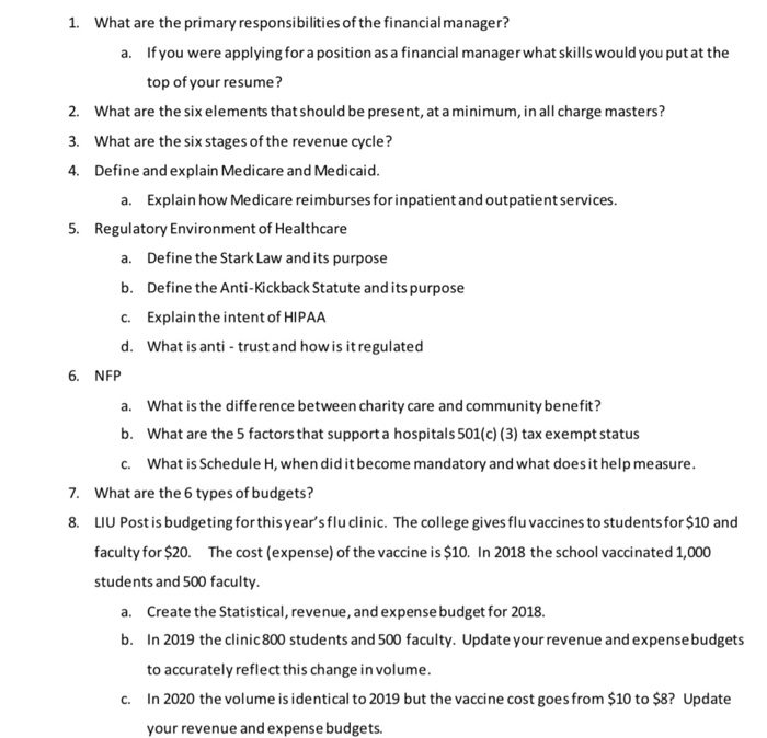 solved-1-what-are-the-primary-responsibilities-of-the-chegg