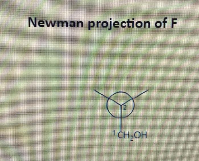 Solved Br д ОН 1 НО Compound F Newman projection of F | Chegg.com