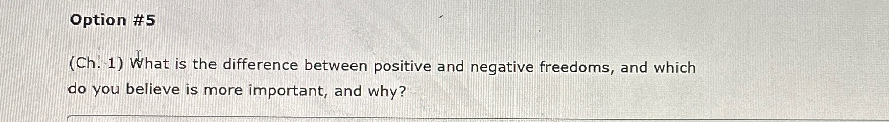 Solved What is the difference between positive and negative | Chegg.com
