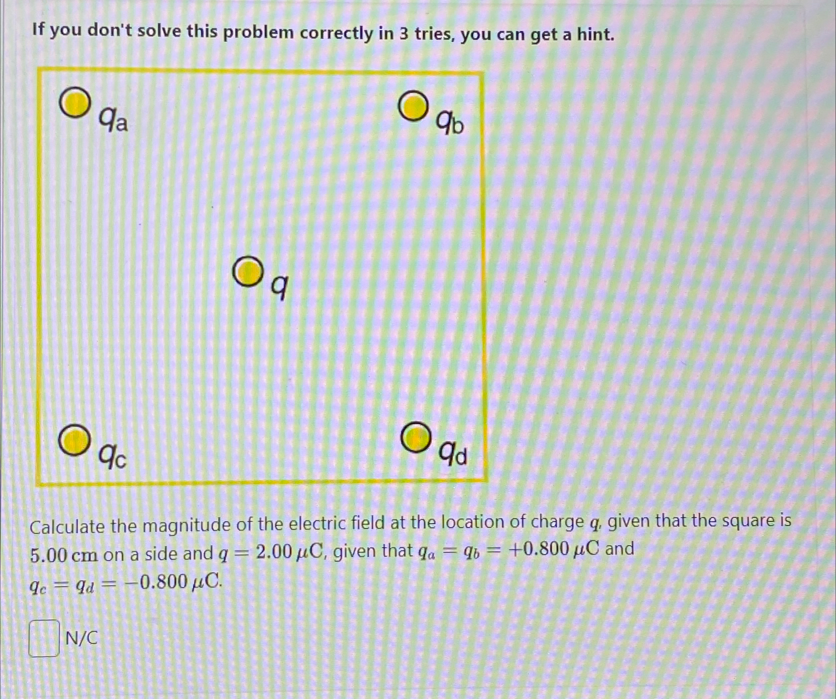 Solved If you don't solve this problem correctly in 3 | Chegg.com