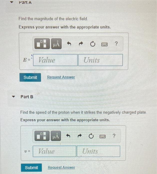 Solved A uniform electric field exists in the region between