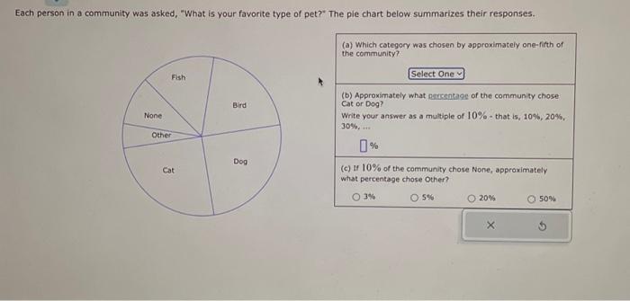 Solved (a) Which category was chosen by approximately | Chegg.com
