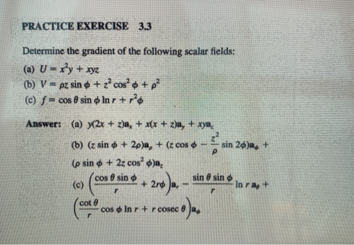 Solved Practice Exercise 3 2 Calculate The Circulation Of Chegg Com