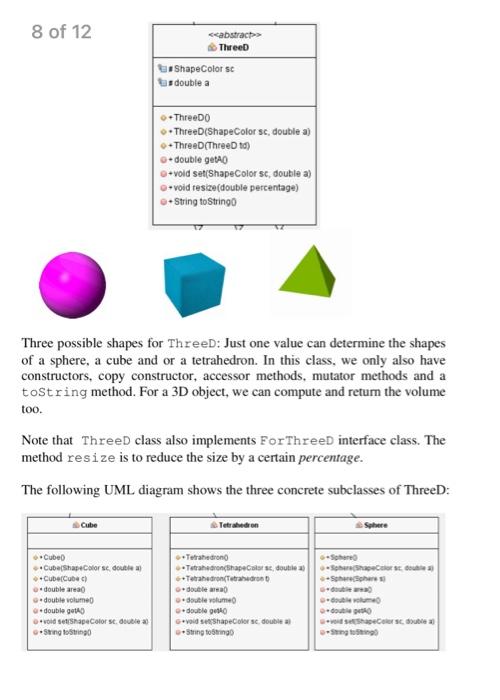 Solved Four possible shapes for TwoD: one value, for example | Chegg.com