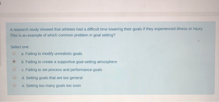 Solved A research study showed that athletes had a difficult | Chegg.com