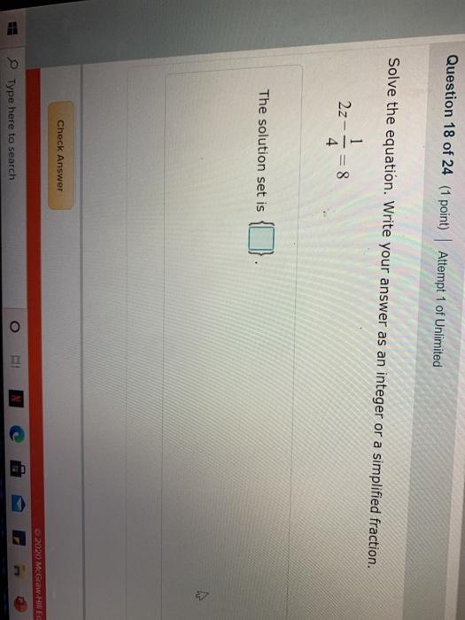 Solved Question 18 Of 24 1 Point Attempt 1 Of Unlimited Chegg
