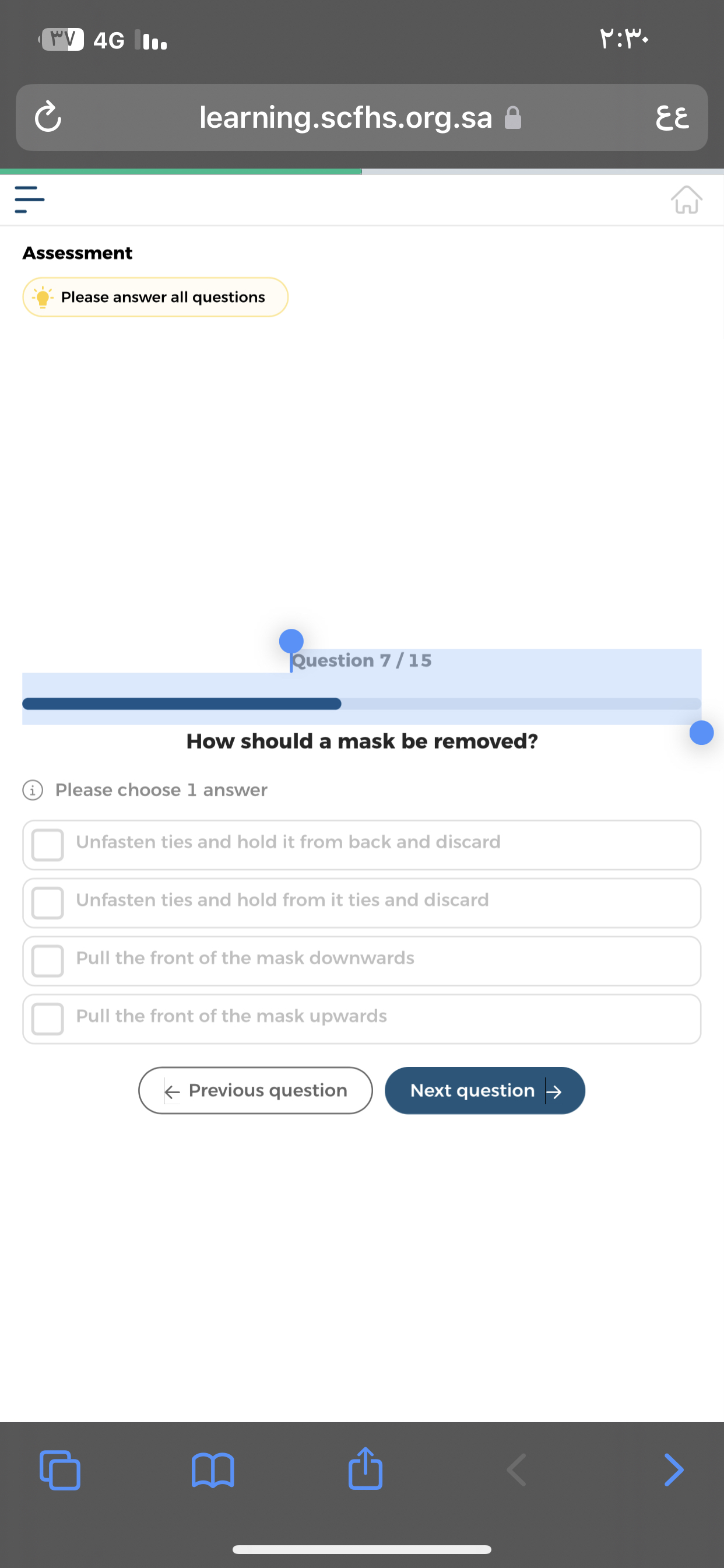 Solved MV 4G lleμ:μ.learning.scfhs.org.saεεAssessmentPlease | Chegg.com