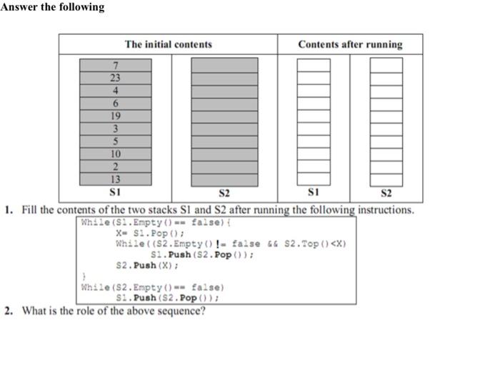 Solved The solution to the second question is very easy and | Chegg.com