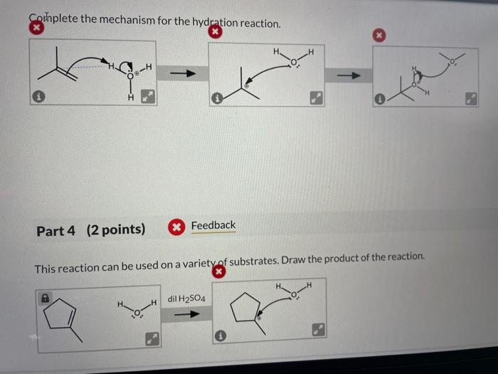 Solved Draw the mechanism arrows for the first step of the | Chegg.com