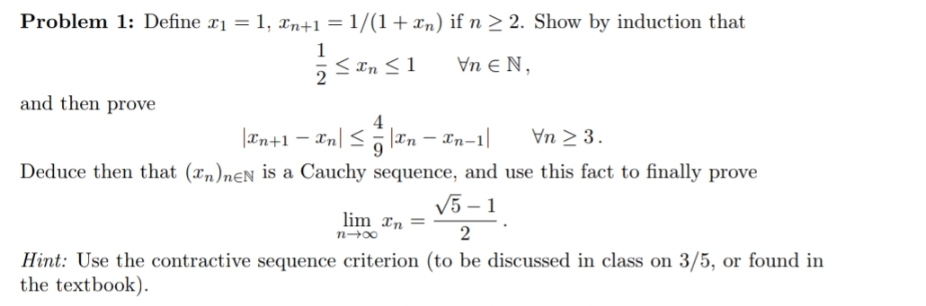 Solved i need paper solution of this real analysis problem | Chegg.com
