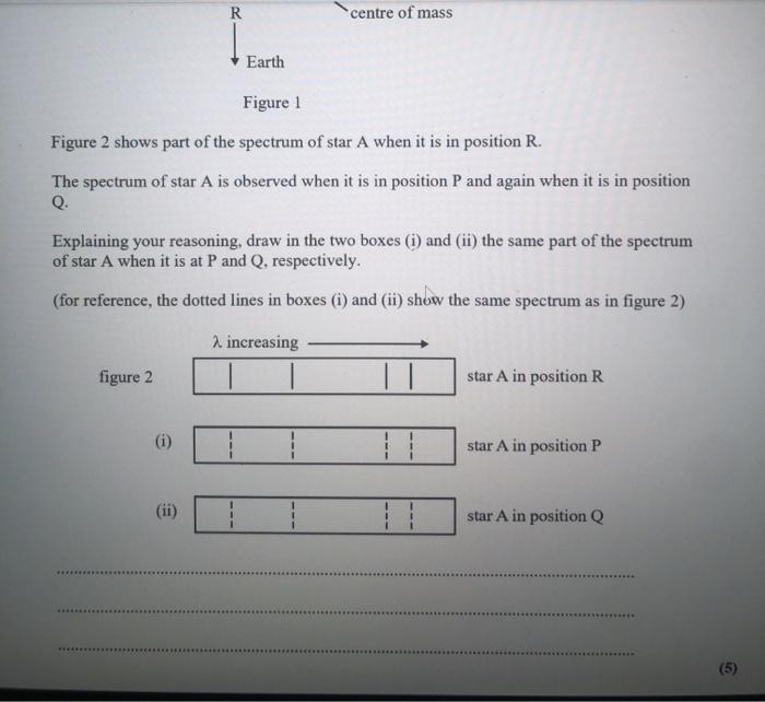 Solved (a) Figure I Shows Two Stars, A And B, Which Form A | Chegg.com