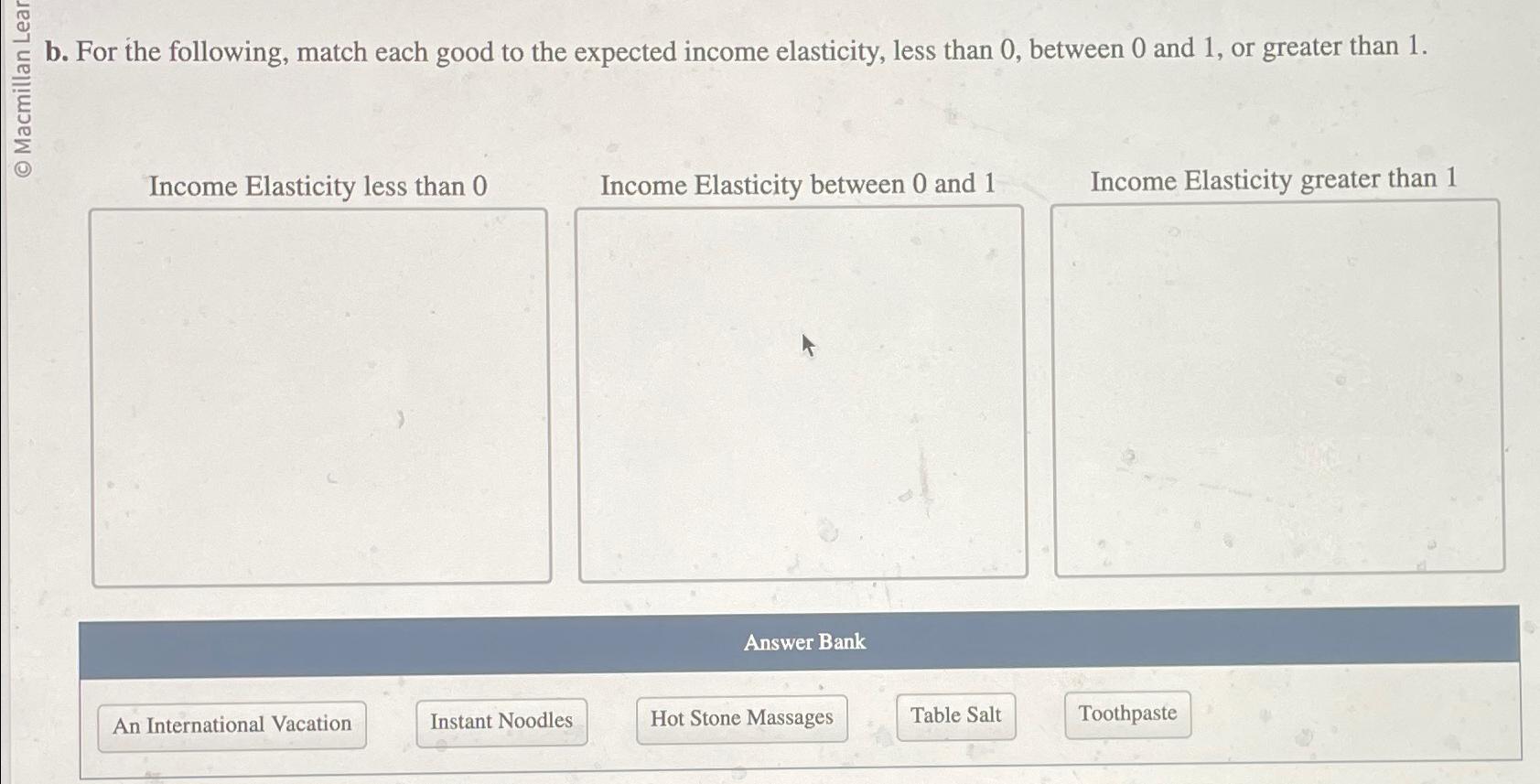 Solved Elasticity less than Elasticity