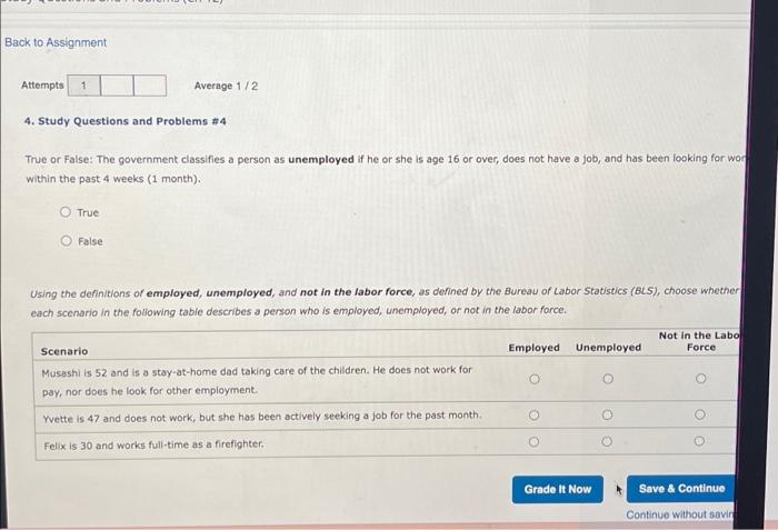 Solved Study Questions and Problems (Ch 12) Back to | Chegg.com