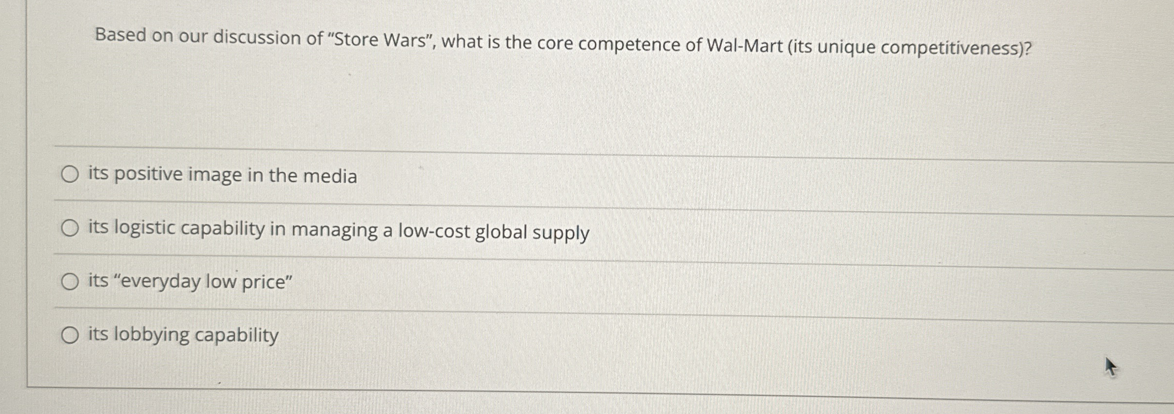 Solved Based on our discussion of 