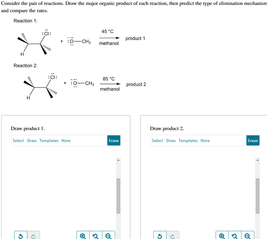 Solved Consider the pair of reactions. Draw the major | Chegg.com