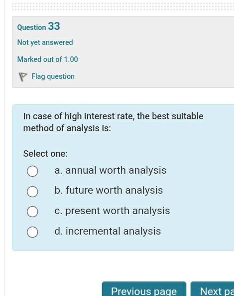 Solved Question 30 Not yet answered Marked out of 1.00 P | Chegg.com