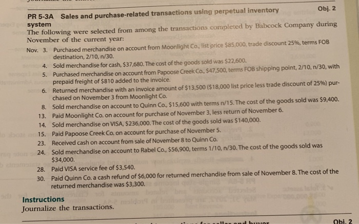 Solved PR 5 3A Sales And Purchase related Transactions Using Chegg