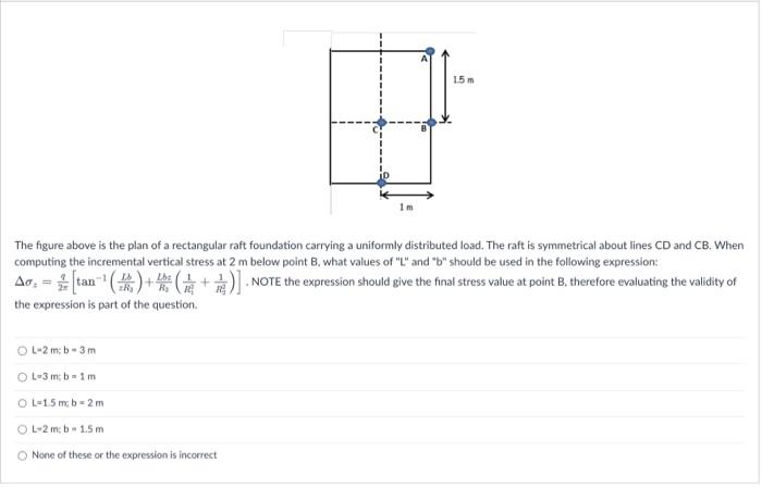 Solved The figure above is the plan of a rectangular raft | Chegg.com