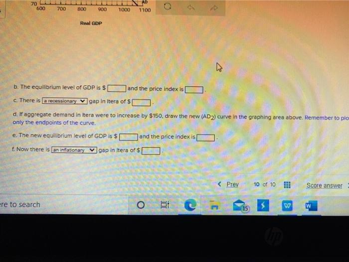 Solved The table below shows the aggregate demand for the | Chegg.com