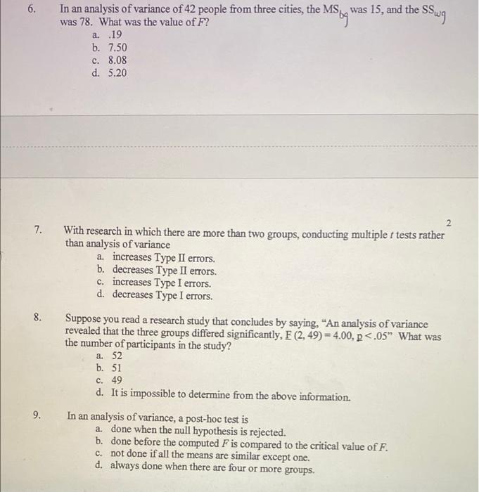 Solved Page of 7 2. 3. tests are used to test the | Chegg.com