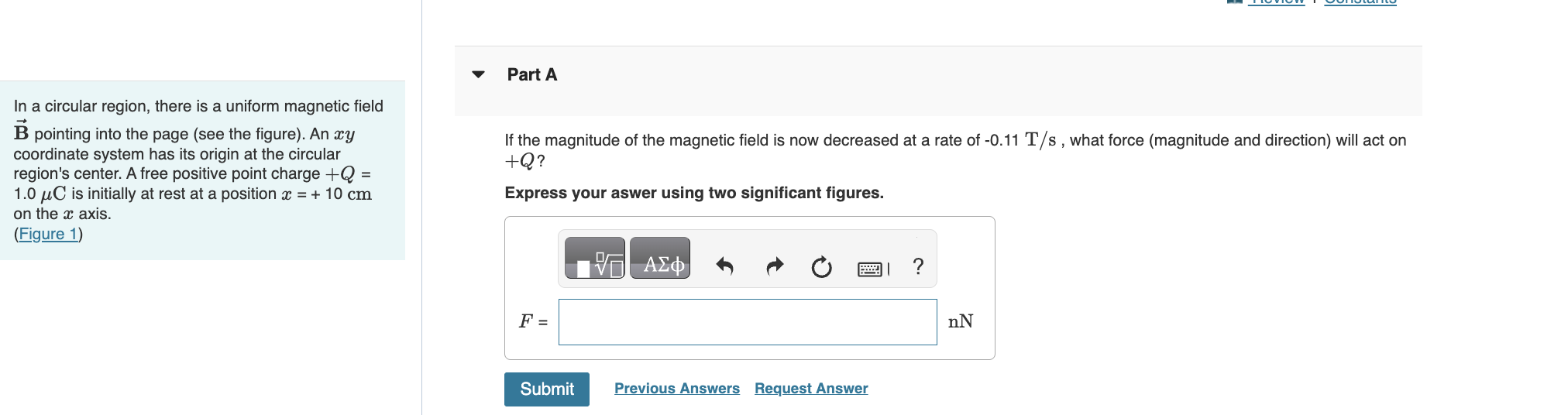 Solved In a circular region, there is a uniform magnetic | Chegg.com