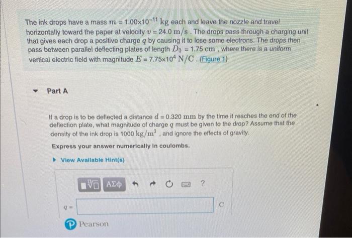 Solved In an inkjet printer, letters and images are created | Chegg.com