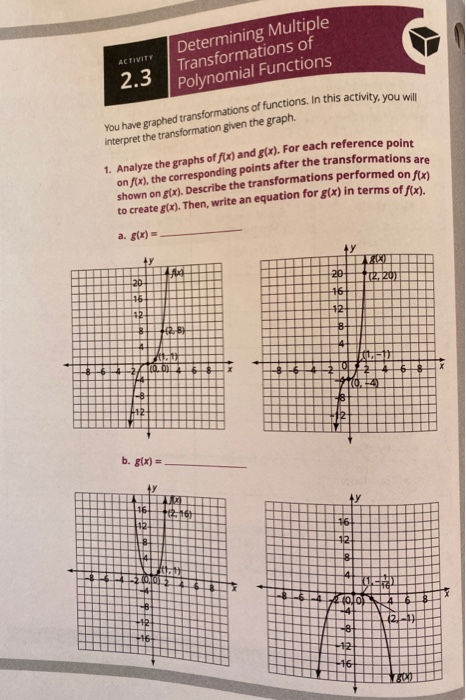 homework 3 identifying transformations and writing functions