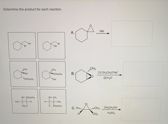 Solved Determine the product for each reaction. HBr A. OH Br | Chegg.com