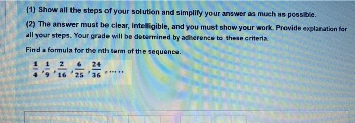 Solved (1) Show all the steps of your solution and simplify | Chegg.com