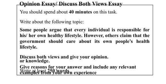discuss both views essay 2022