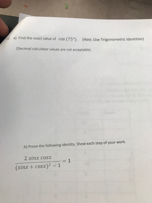 solved-12-a-find-the-exact-value-of-cos-75-hint-use-chegg