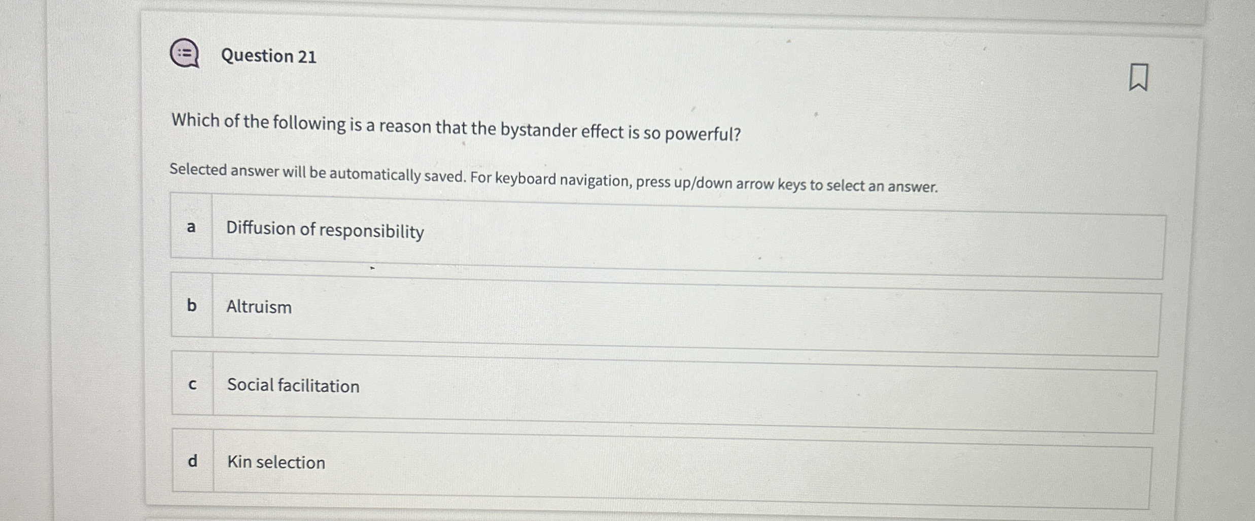 Solved Question 21Which of the following is a reason that | Chegg.com