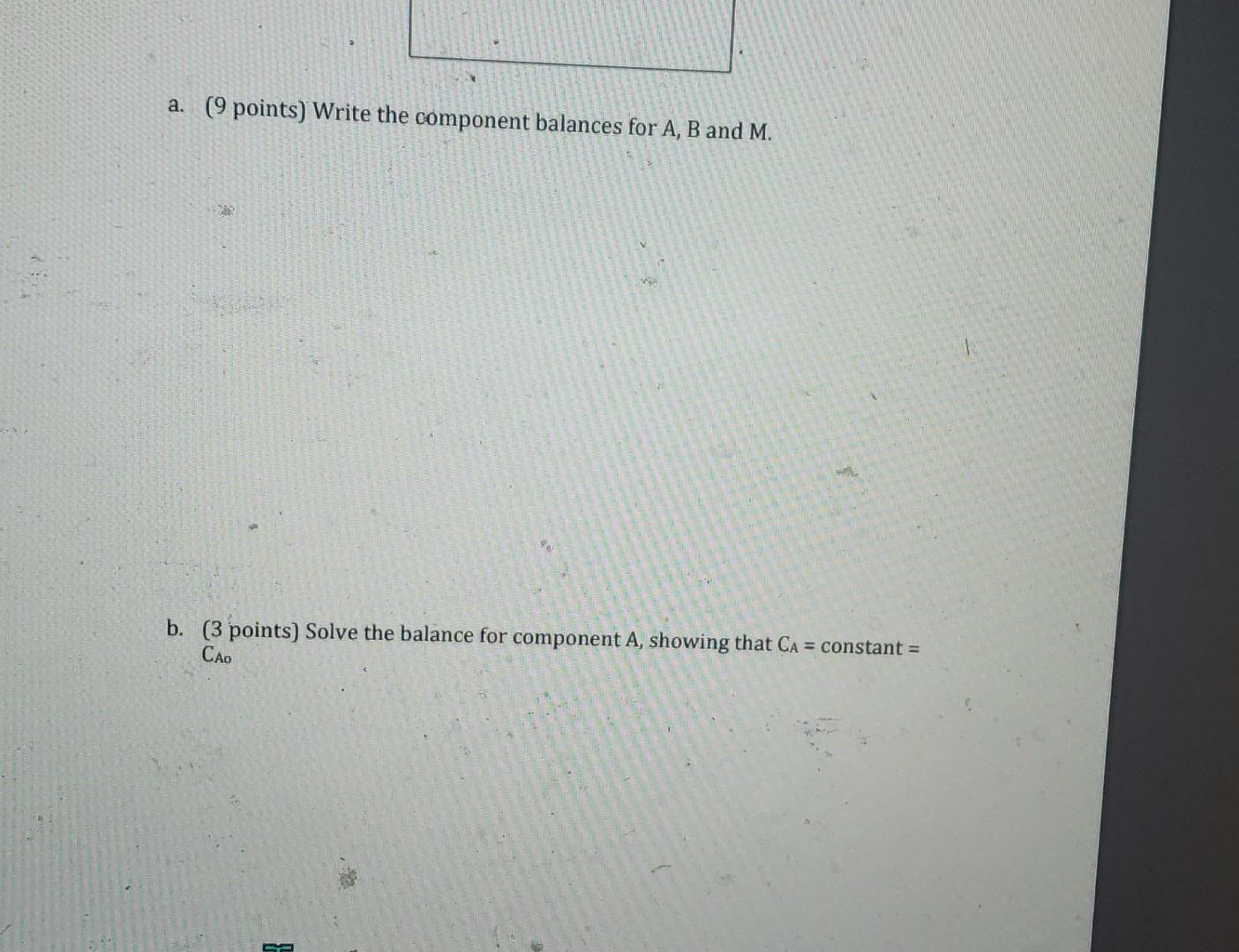 Solved 3. A batch reactor has the following irreversible | Chegg.com