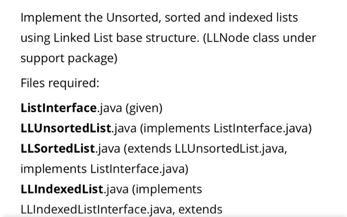 Solved package chapter6; public interface ListInterface { | Chegg.com