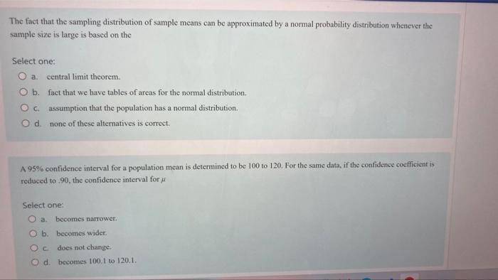 the-fact-that-the-sampling-distribution-of-sample-means-can-be