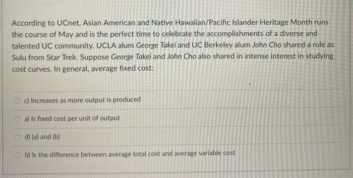 Solved According to UCnet, Asian American and Native | Chegg.com