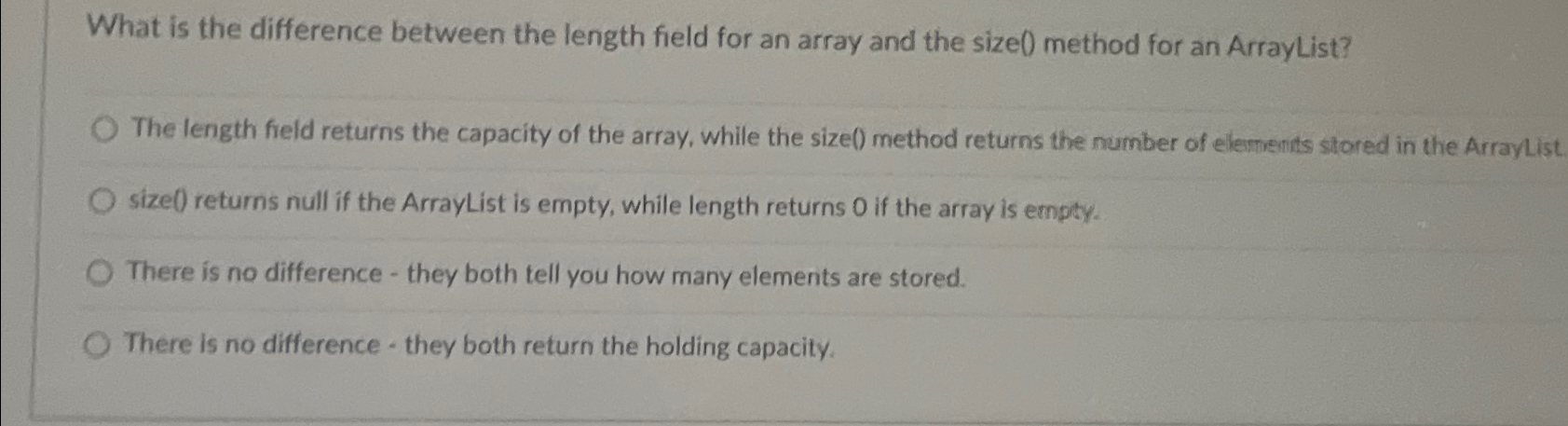 Solved What is the difference between the length field for | Chegg.com