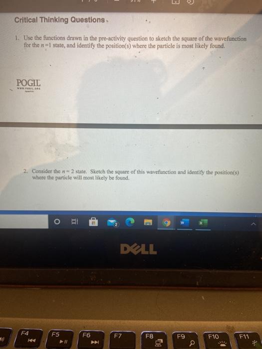 Solved Critical Thinking Questions 1. Use the functions | Chegg.com