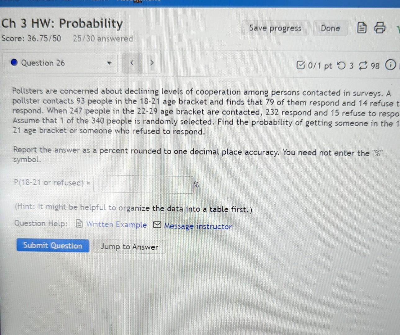 Solved Pollsters Are Concerned About Declining Levels Of | Chegg.com