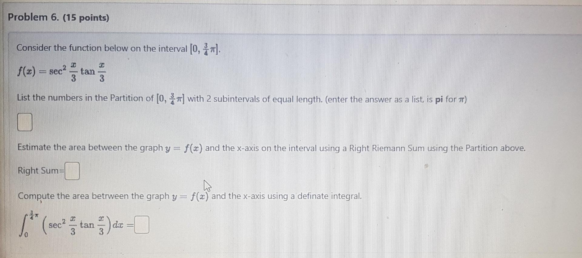 Solved Consider the function below on the interval \\( | Chegg.com